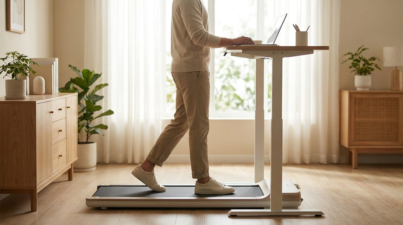 Walking desk — jak urządzić stanowisko do chodzenia i pracy